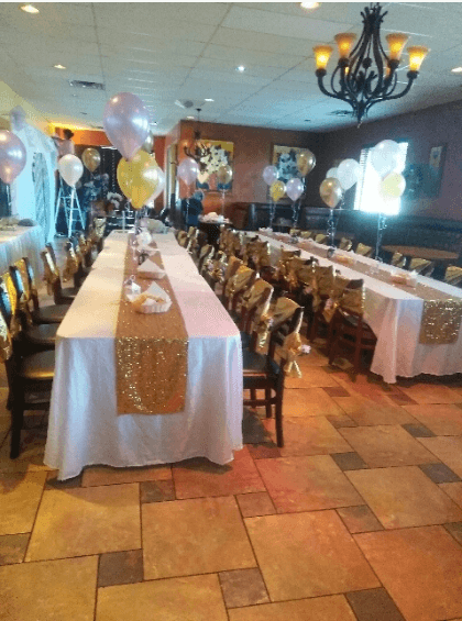 Tacos El Norte banquet room view 2